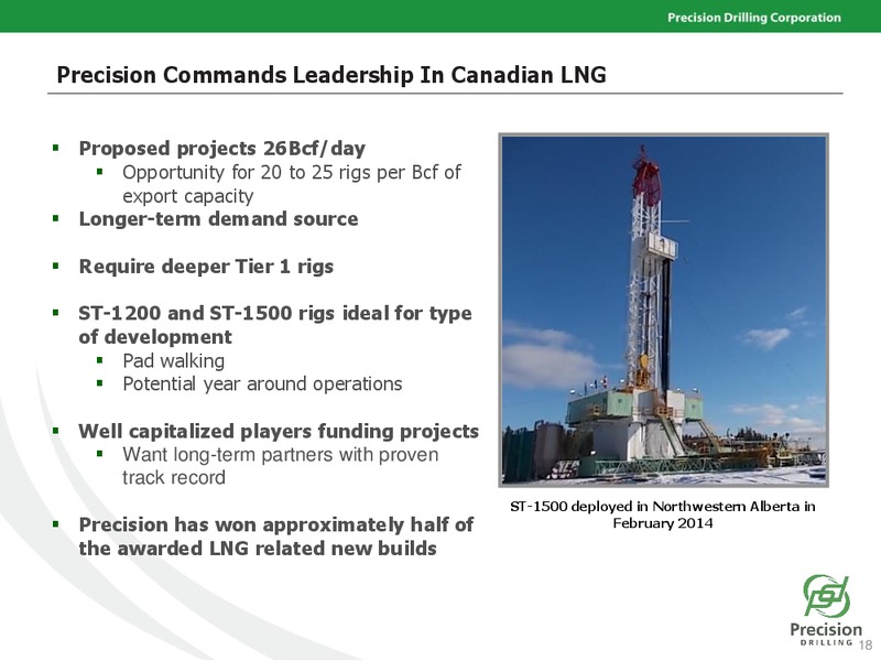 PETERS & CO LIMITED 2014 ENERGY CONFERENCE – Precision Drilling Corporation – slide 17