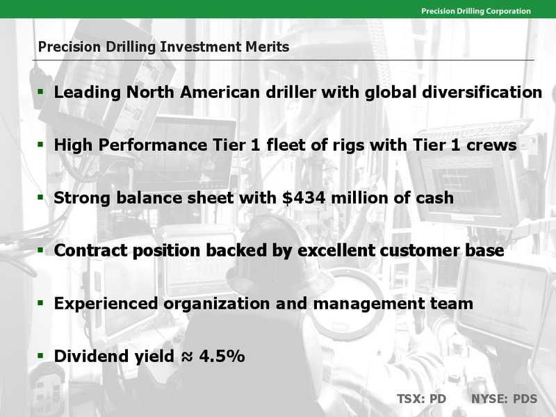 Barclays CEO Energy Conference – Precision Drilling Corporation – slide 23