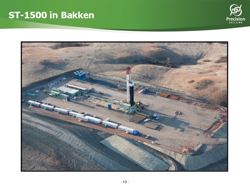 DAHLMAN ROSE AND CO ULTIMATE OIL SERVICES AND EP CONFERENCE – Precision Drilling Corporation – slide 12