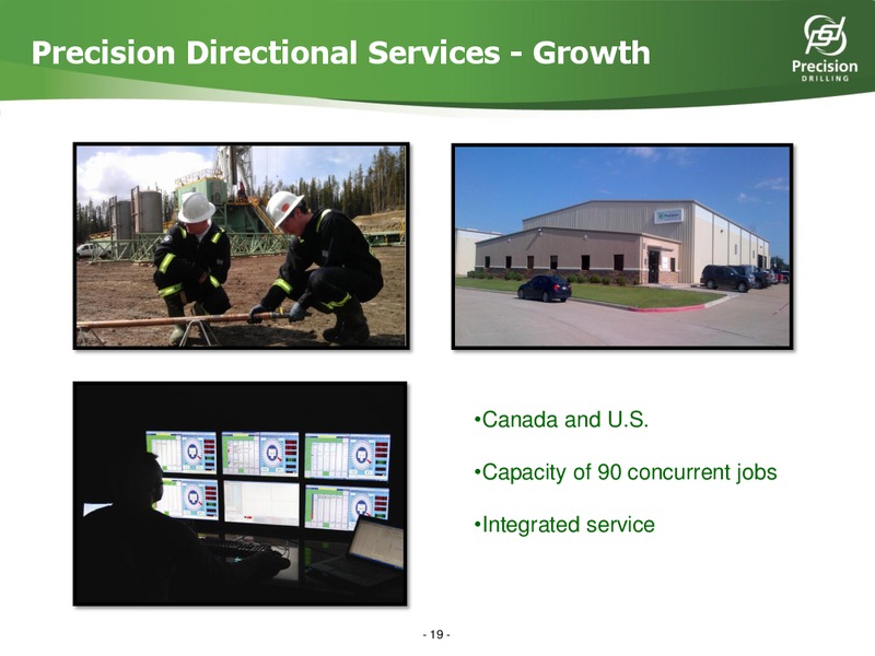 DAHLMAN ROSE AND CO ULTIMATE OIL SERVICES AND EP CONFERENCE – Precision Drilling Corporation – slide 18