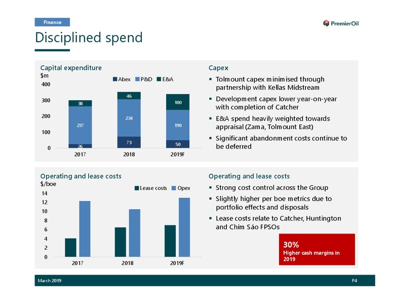 FY 2018 Results Presentation – Premier Oil – slide 5