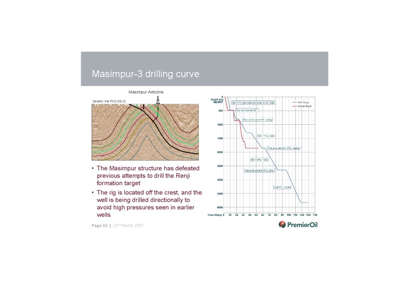 2006 PRELIMINARY RESULTS – Premier Oil – slide 32