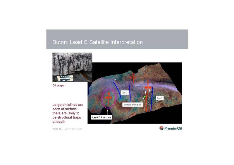 2006 PRELIMINARY RESULTS – Premier Oil – slide 42