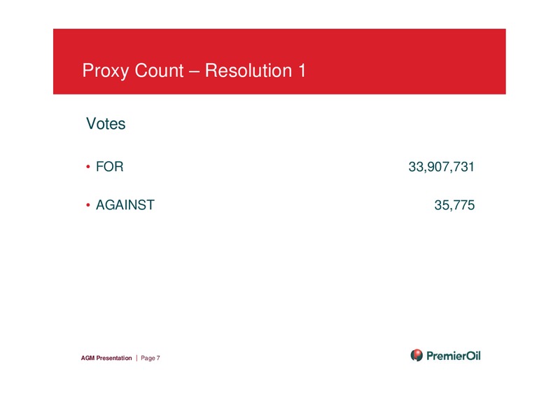 MAY 2004 INVESTOR PRESENTATION – Premier Oil – slide 7