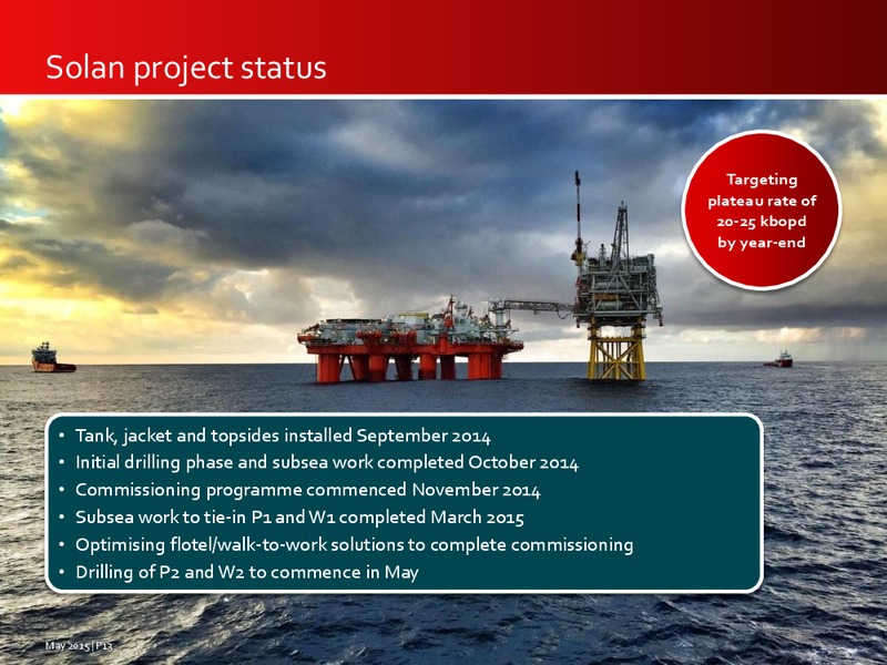 Nomura Upstream Projects Seminar – Premier Oil – slide 13