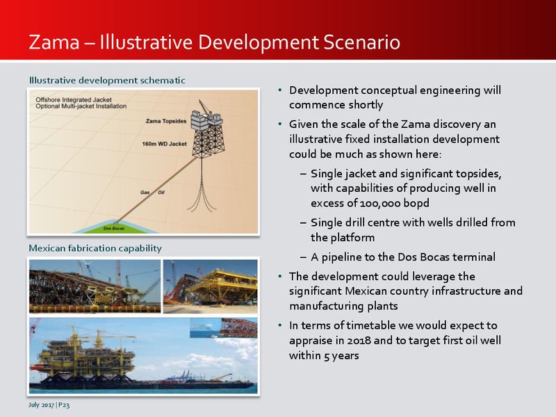 July 2017 Investor Presentation – Premier Oil – slide 23