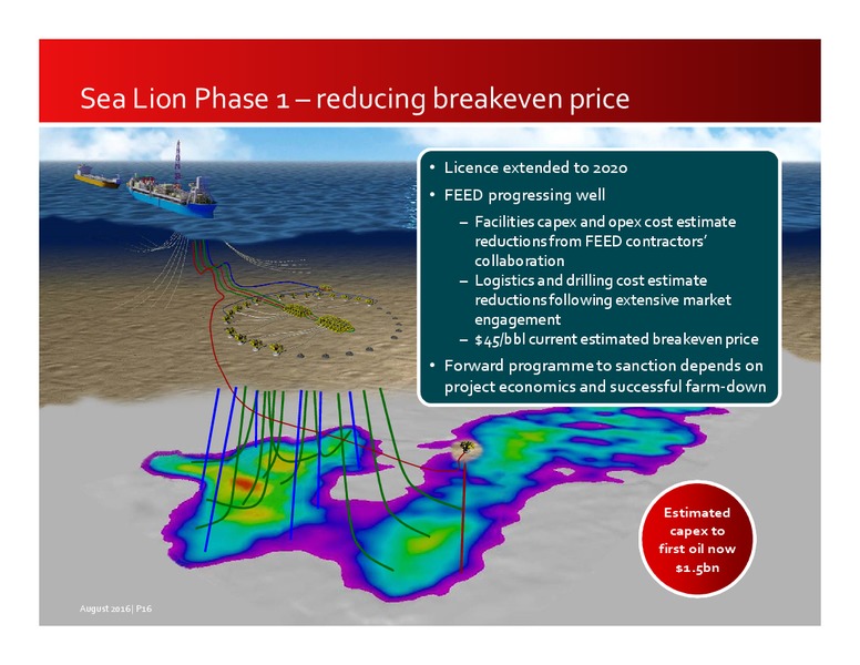 H2 2016 Results – Premier Oil – slide 16
