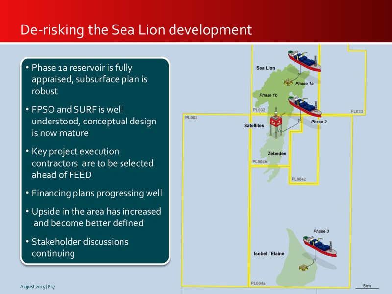 August 2015 Investor Presentation – Premier Oil – slide 17