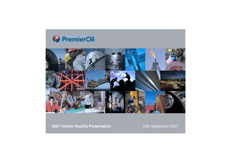 2007 INTERIM RESULTS PRESENTATION – Premier Oil – slide 1