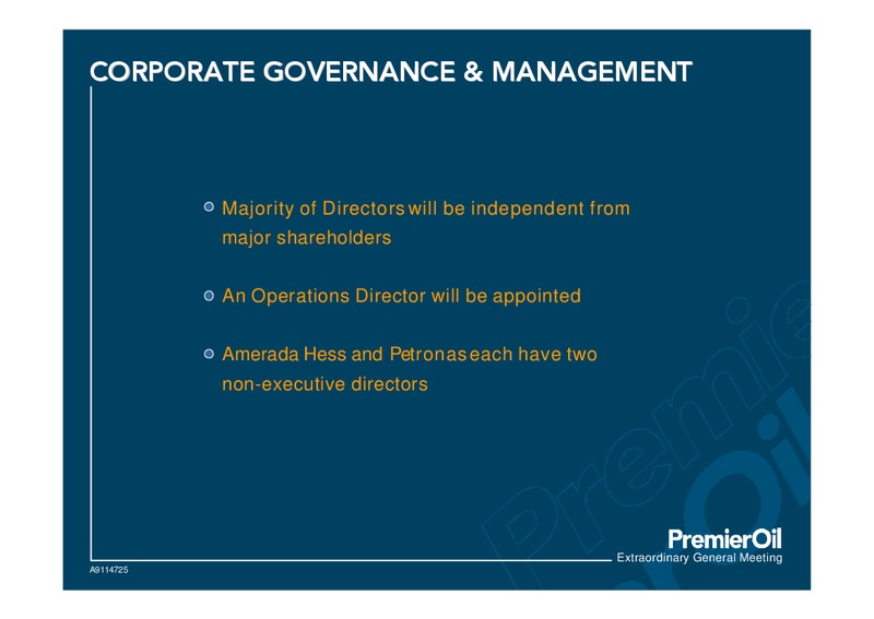 NOVEMBER 1999 CORPORATE PRESENTATION – Premier Oil – slide 4