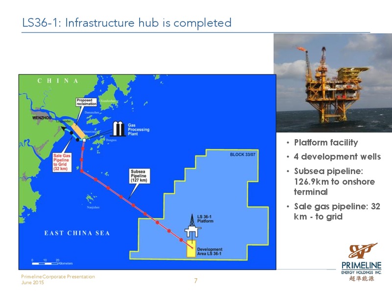 June 2015 Corporate Presentation – Primeline Energy Holdings – slide 7