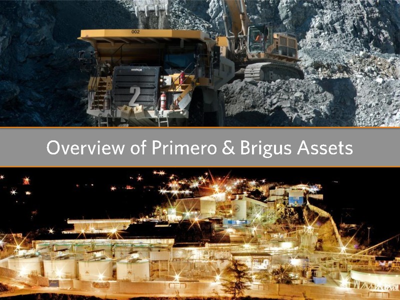 Q4 2013  RESULTS – PRIMERO MINING CORP. – slide 14