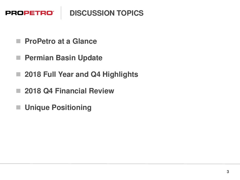 4Q and FY 2018 Earnings Presentation – ProPetro Holding Corp. – slide 2