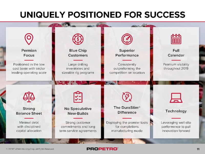 1Q 2019 Earnings Presentation – ProPetro Holding Corp. – slide 11