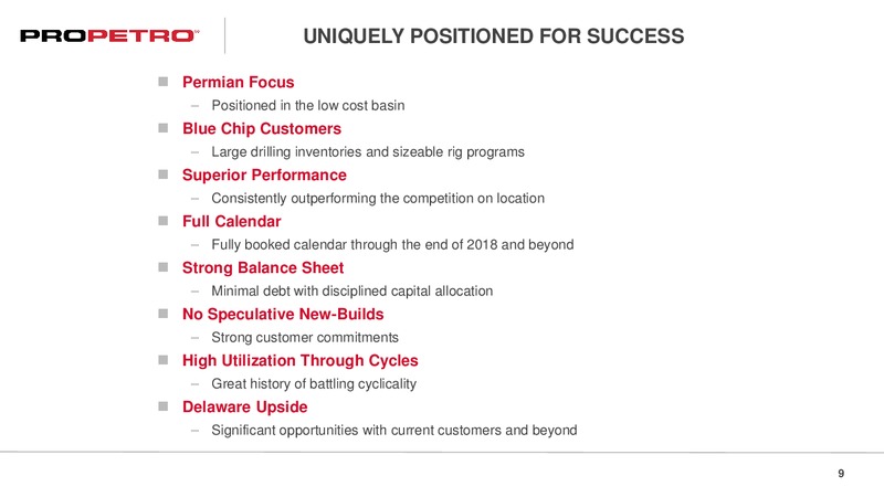 Barclays Global CEO Energy Power Conference – ProPetro Holding Corp. – slide 8
