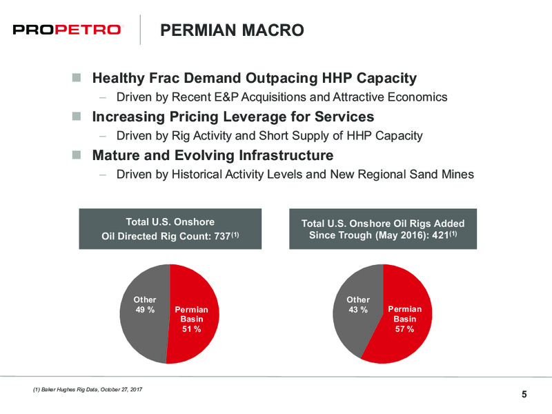 Q3 2017 Presentation – ProPetro Holding Corp. – slide 4