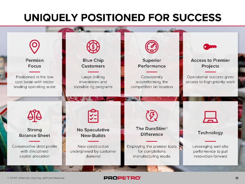 3Q 2019 Earnings Presentation – ProPetro Holding Corp. – slide 11