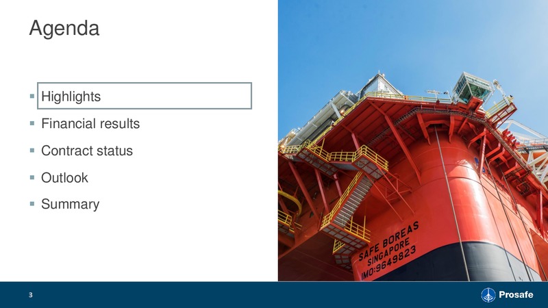 1Q 2019 Earnings Presentation – Prosafe Se – slide 2
