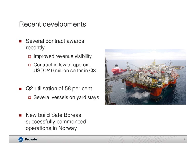 Q2 2015 Results – Prosafe Se – slide 3
