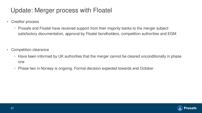 Pareto Oil and Offshore Conference – Prosafe Se – slide 16