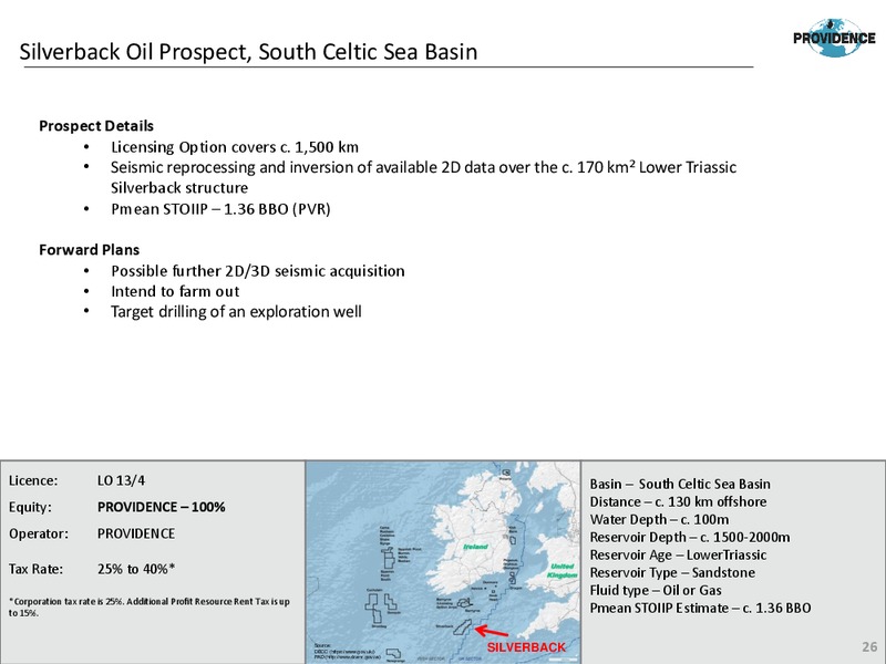 2014 Earnings Call – Providence Resources, Inc. – slide 25