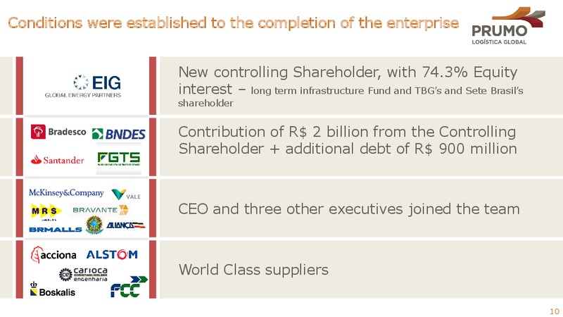 June 2015 Corporate Presentation – Prumo Global Logistics – slide 10
