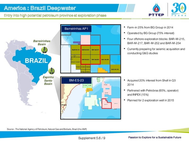 December 2015 Investor Presentation – PTTEP – slide 27