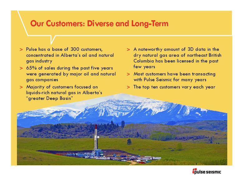 Q3 2014 Presentation – Pulse Seismic Inc. – slide 11