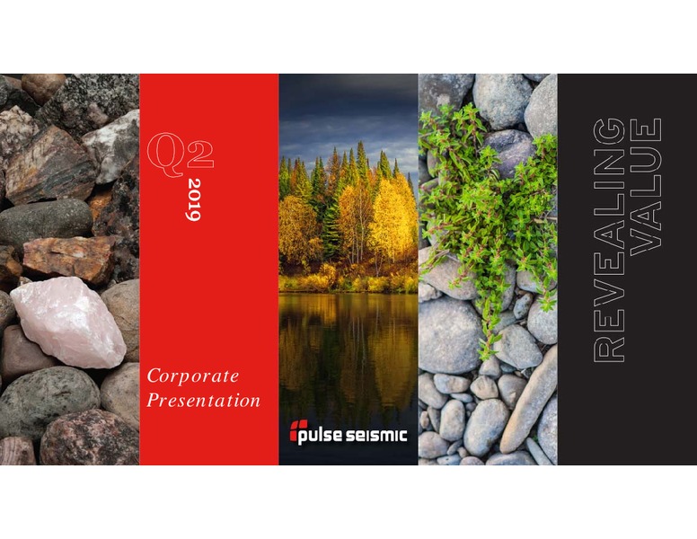 2Q 2019 Earnings Presentation – Pulse Seismic Inc. – slide 1