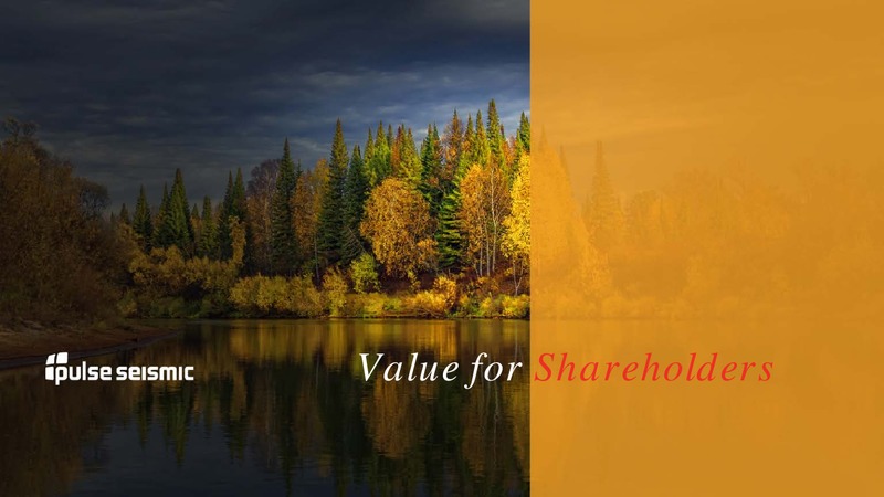 2Q 2018 Corporate Presentation – Pulse Seismic Inc. – slide 31