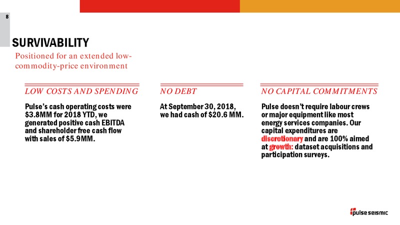 3Q 2018 Corporate Presentation – Pulse Seismic Inc. – slide 7