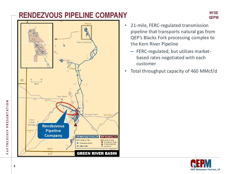 Investor Presentation – QEP Midstream Partners Lp – slide 9