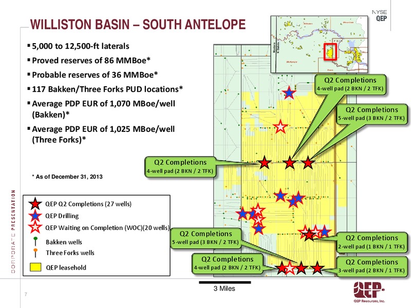 Operations Update – QEP Midstream Partners Lp – slide 7