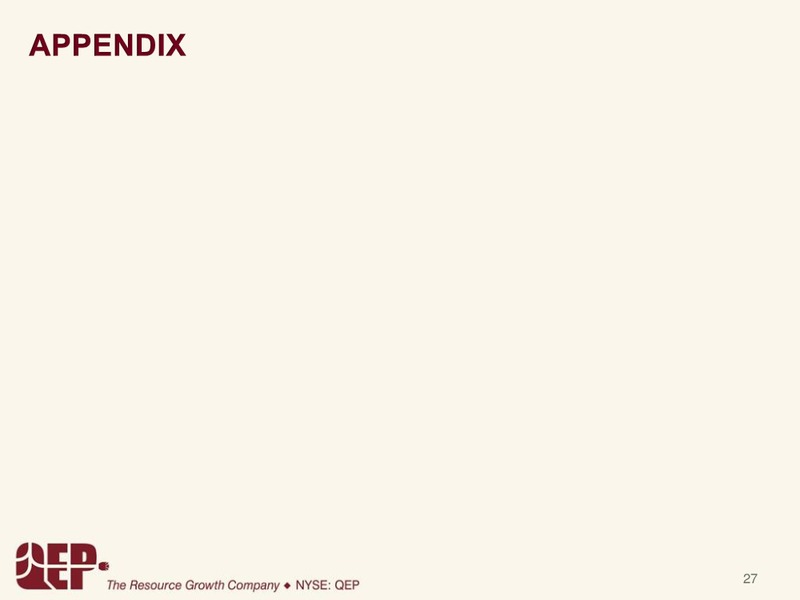GOLDMANSACHSCONFERENCE – QEP Resources, Inc. – slide 26