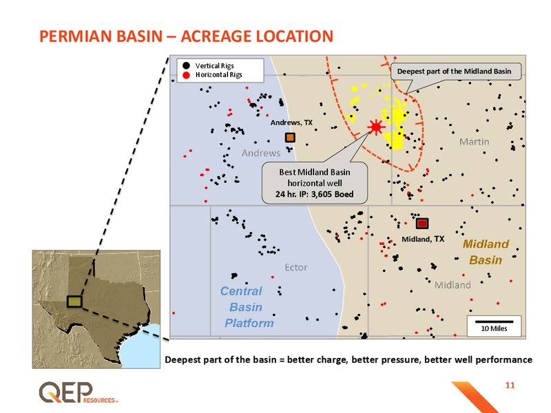 Investor Presentation – QEP Resources, Inc. – slide 11