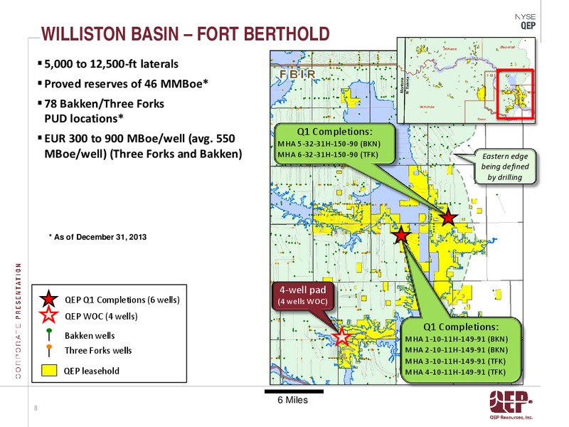 Operations Update First Quarter 2014 – QEP Resources, Inc. – slide 8