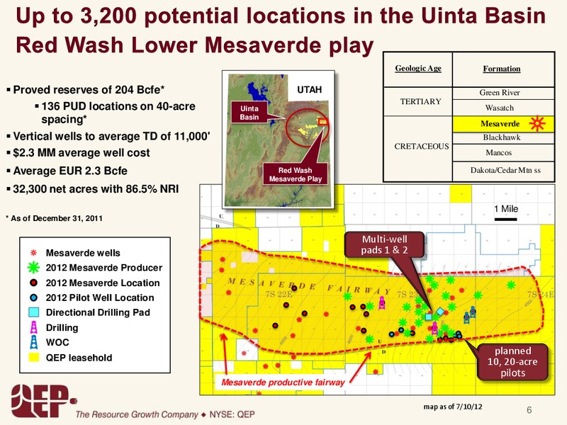 2Q2012 – QEP Resources, Inc. – slide 5