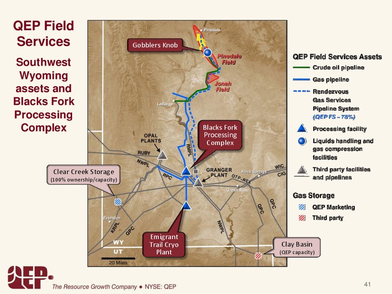 Investor Presentation – QEP Resources, Inc. – slide 40