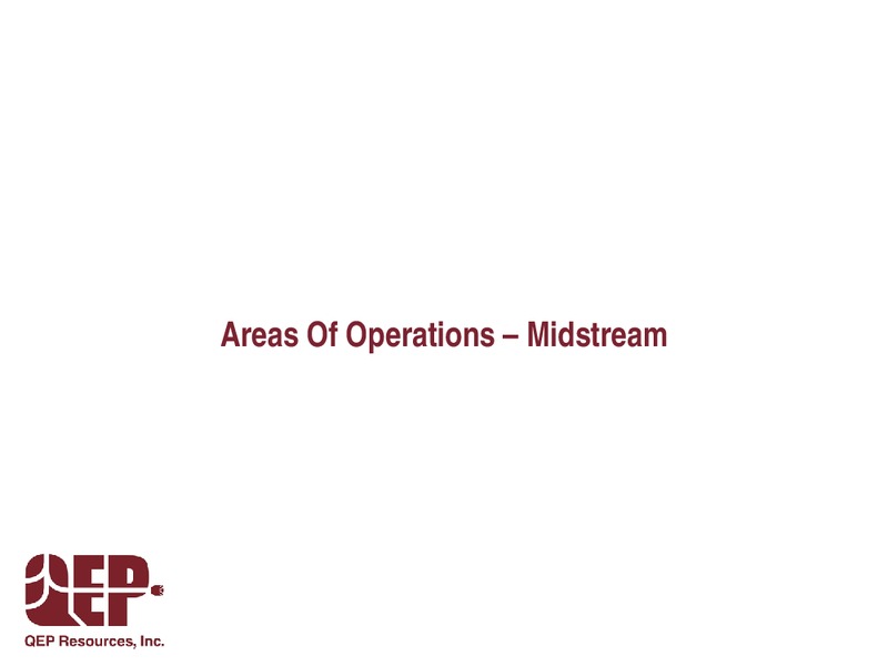 INVESTOR PRESENTATION – QEP Resources, Inc. – slide 18