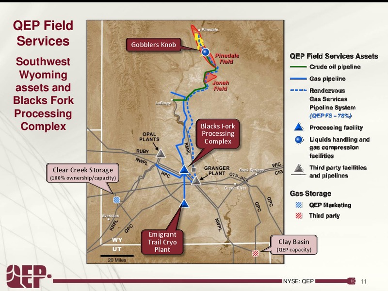 3Q2011 OPERATIONS UPDATE – QEP Resources, Inc. – slide 11