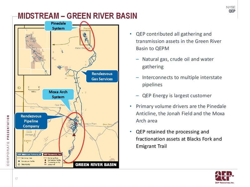 INVESTOR PRESENTATION – QEP Resources, Inc. – slide 17