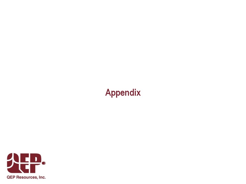 INVESTOR PRESENTATION – QEP Resources, Inc. – slide 22