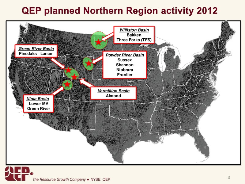 ANALYST DAY – QEP Resources, Inc. – slide 3