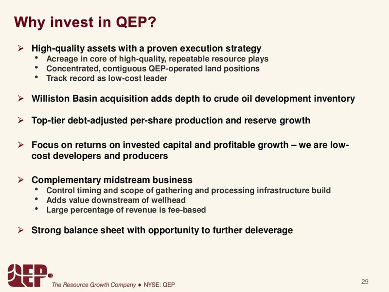 Capital One Southcoast 2012 Energy Conference – QEP Resources, Inc. – slide 28