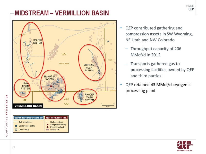 Investor presentation – QEP Resources, Inc. – slide 19