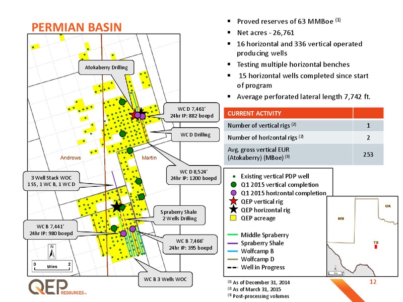 May 2015 Investor Presentation – QEP Resources, Inc. – slide 11