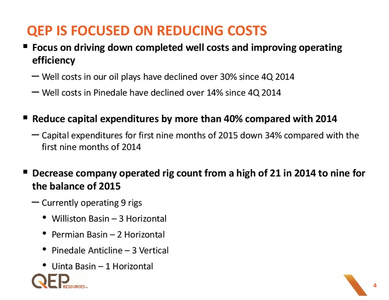 Janary 2016 Investor Presentation – QEP Resources, Inc. – slide 3