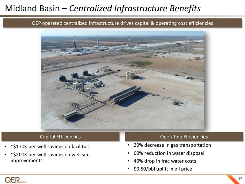 June 2018 Investor Presentation – QEP Resources, Inc. – slide 16