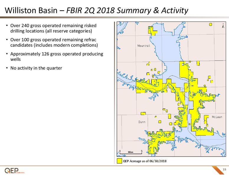 July 2018 Investor Presentation – QEP Resources, Inc. – slide 14