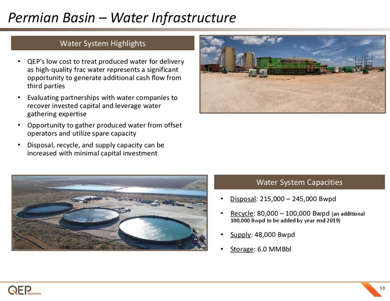 2Q 2019 Earnings Presentation – QEP Resources, Inc. – slide 9